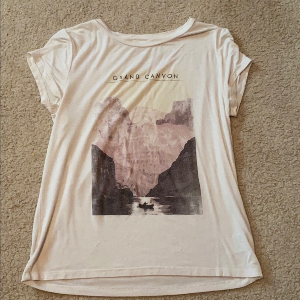 Cream Colored Graphic Tee
